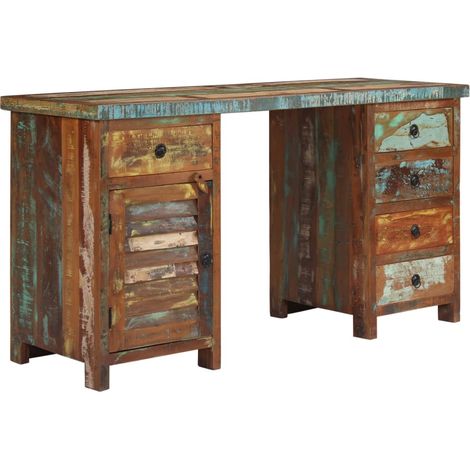 Schreibtisch Altholz Massiv 140x50x77 cm
