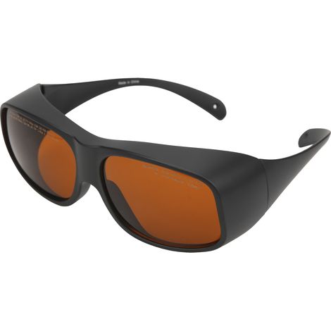 Lunettes de sécurité laser 532 nm 1064 nm, lunettes de protection résistantes à l'usure pour la protection des yeux (noir) (1/5)