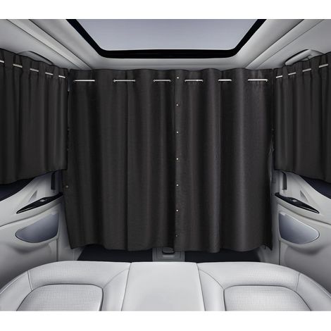 Auto Verdunkelung Vorhang 3er Set, Sichtschutz Trennvorhang für Camping & Reise (1/5)
