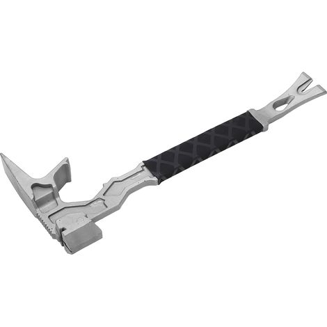 Kit Outils Polyvalent de Démolition Marteau Arrache-Clous Burin Pied-de-Biche Acier Manganèse (1/5)