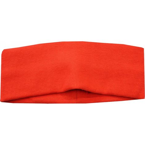 Fascia per capelli con orecchie, a striscia larga, rossa, L N011C