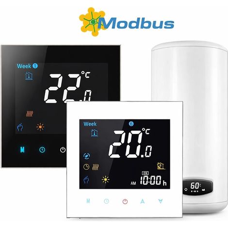 Termostato Modbus-RTU Beca BHT-3000GCNL per Riscaldamento a Caldaia  Nero (1/5)