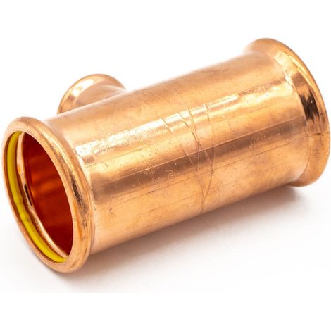 PrimaPress Copper 54mm Branch Tee - Pressfit Gas Fitting (1/2)