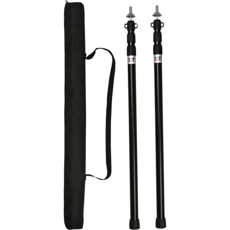 Mât de tente de camping, 230 cm, en alliage d'aluminium épais, tiges de support de tente, abri de plage, auvent, abri de camping, randonnée (1/4)