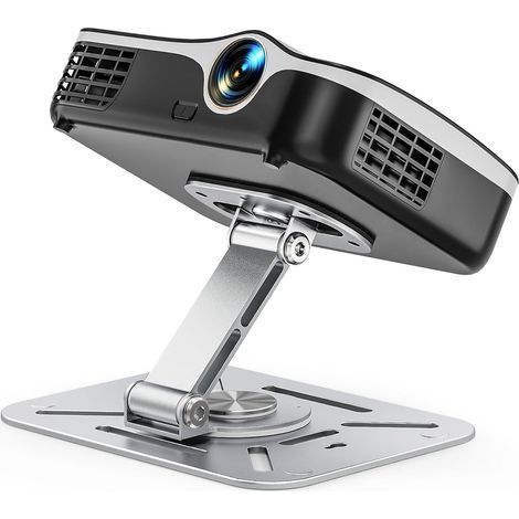 Support de Projecteur de Bureau, Support Mural et Plafond Pliable pour Projecteur Rotation à 360°, Pied de Vidéoprojecteur avec Vis 1/4" pour Home Cinéma, Salle de Jeux, Bureau (1/5)