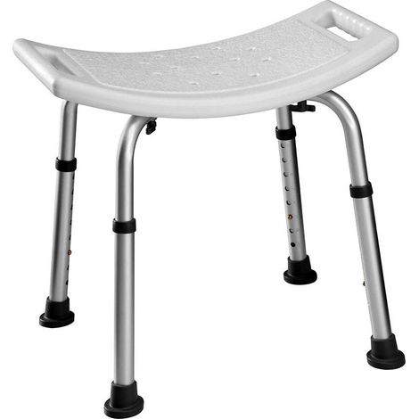 Kibath Asiento banqueta cuadrada acabado BLANCO mate fabricado en ABS (1/5)