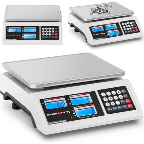 Báscula comercial contadora LCD RS232 15000 g / 0,2 g (1/5)