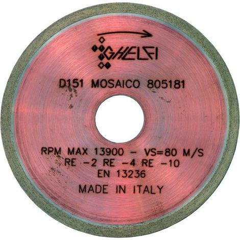 GHELFI 4120 200 mm Disco Diamantato CHAMPIONS CORONA CONTINUA EXTRAFINO MOSAICO