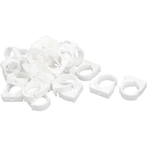 30 pièces 32mm Dia PPR Rohr Clip Schelle Armaturen Steckverbinder 46mm x 15mm 49mm