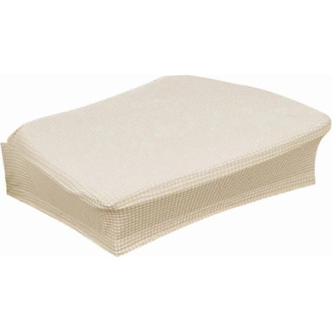 Housses de protection extensibles pour sièges de chaises de salle à manger-Beige (1/5)
