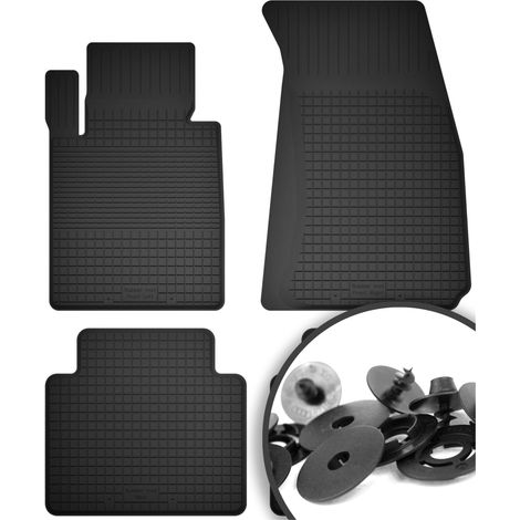 Alfombrillas de goma + topes para: Jeep Wrangler JL de 4 puertas (2017-)