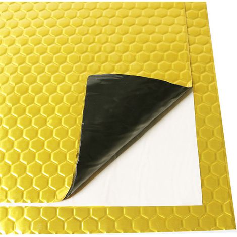 Isolante insonorizzante per Auto in gomma butilica smorzante vibrazioni - Colore: Oro