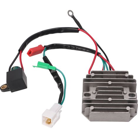 Motorrad-Regler-Gleichrichter L402001 12V, kompatibler Ersatz für Bajaj Pulsar 200 NS, NS220, ALS 200, Batterieladegerät, robustes elektrisches Bauteil (1/5)