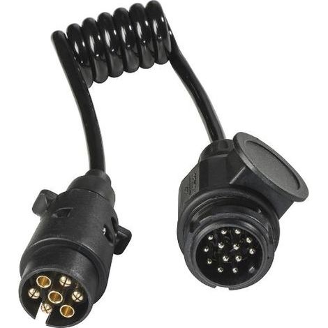 Caravan Adapterkabel 13-polig auf 7-polig 1m H05VV-F 7x1,0 IP44