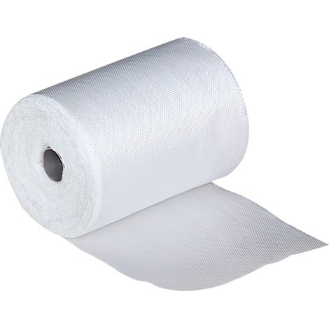 Tissus Fibre de Verre 10cm x 26 m Fibre Verre Ruban de Fibre Mat de Verre  Tissu de Verre Réparations pour Résine Époxy ou Polyester Sur Tous Supports Bois Métal Plastique (1/5)