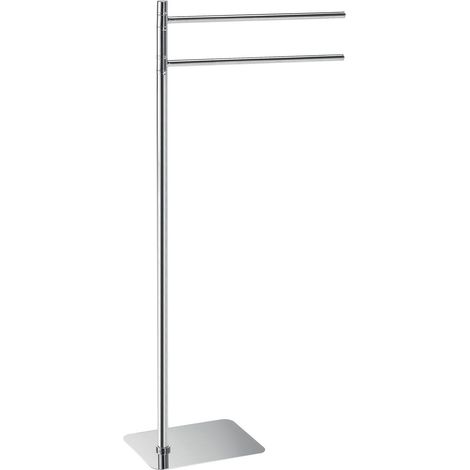 Pie De Baño Acero Inoxidable Portatoallas 84 Cm  Re