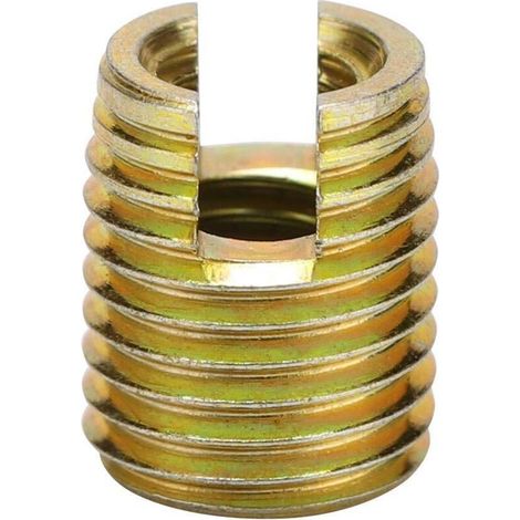 Inserts filetés,20pcs 302 Acier au Carbone kit de réparation de vis à insert de filetage autotaraudeur(interne M4 0,7 externe M6,5 0,75: 8mm) (1/5)