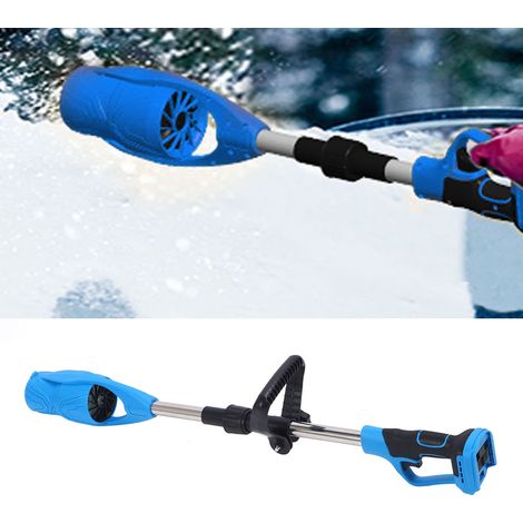 Souffleur de feuilles sans fil bleu, batterie au lithium 21 V, sans fil, pliable, souffleur haute puissance pour souffler la neige et la poussière. (1/5)
