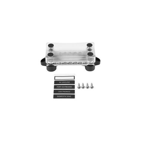 Boîte de jonction pour barres omnibus de camions et bateaux, boîtier en nylon renforcé de fibres de verre, base en nylon renforcé de fibres de verre,vis en acier inoxydable,100 A,12-48 V (1/5)
