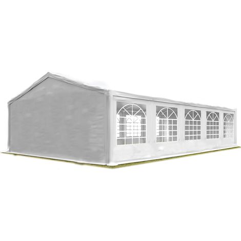 Partyzelt PROLIGHT 5x10 m Pavillon starke PVC 600 N Plane wasserdicht und schneller Aufbau (1/5)