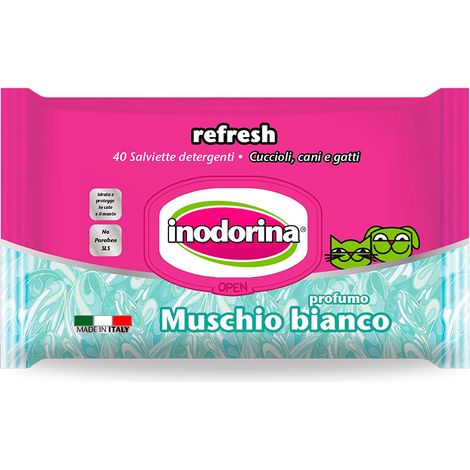 TOALLITA INODORINA MUSGO BLANCO 40UDS