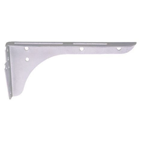 Kit paire de consoles de lavabo en acier zingué 32cm
