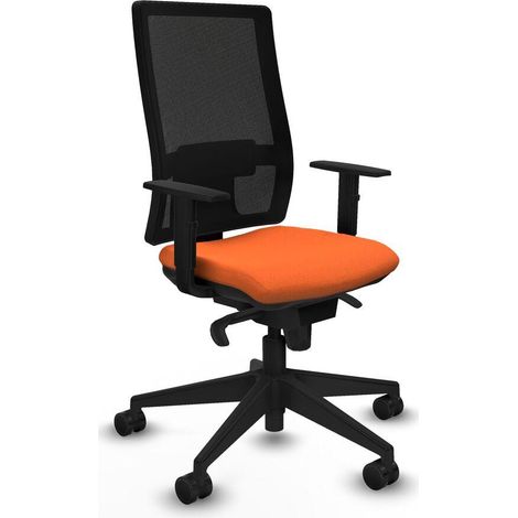 Piqueras-y-crespo Horna chaise de bureau orange ergonomique