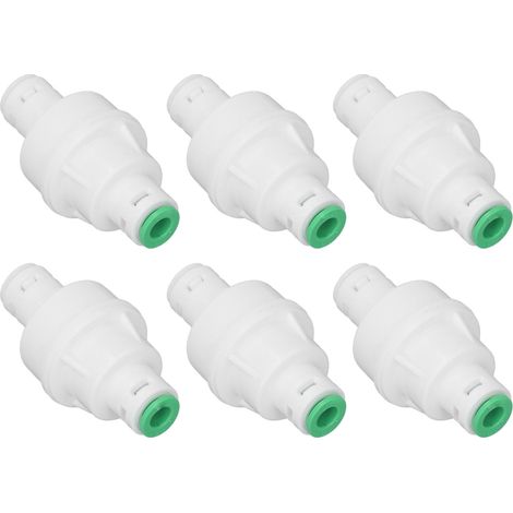 Lot de 10 régulateurs de pression pour purificateur d'eau, raccord PP DN8, pour remplacement (1/5)