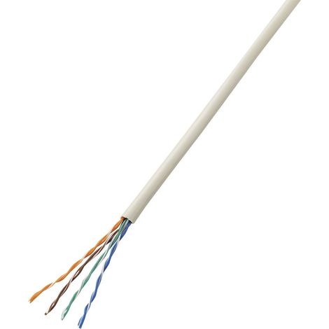 TRU COMPONENTS 1567183 Cavo per telefono J-Y(ST)Y 4 x 2 x 0.6 mm Grigio 50 m (1/2)