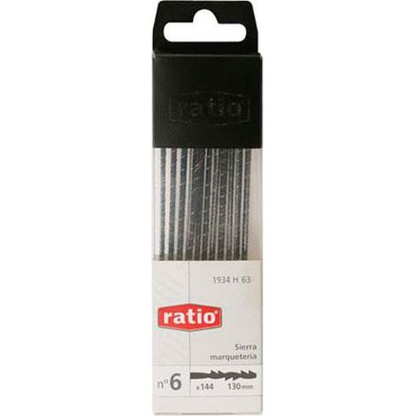 Sierra marquetería Ratio 130 mm 144 sierras - talla Nº 4