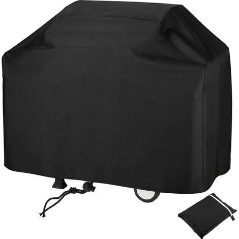 Housse Barbecue, Barbecue Bâche de Protection BBQ, Couverture de Grill Anti-Vent/Anti-UV/Anti-l'eau/Anti-l'Humidité/Antipoussière 210D,80x66x100cm,-- (1/5)