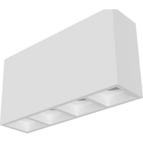 Plafonnier en plâtre lampadari bartalini aenil t4 gu10 led à peindre moderne