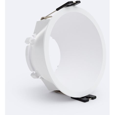 Aro Downlight Cónico Reflect para Bombilla LED GU10 / GU5.3 Corte Ø 85 mm Blanco