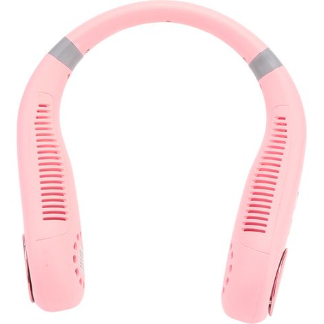 Ventilateur de cou sans pales, ventilateur idéal pour les séances de sport relaxantes, ventilateur avec éclairage d'ambiance LED, chargement USB (1/5)