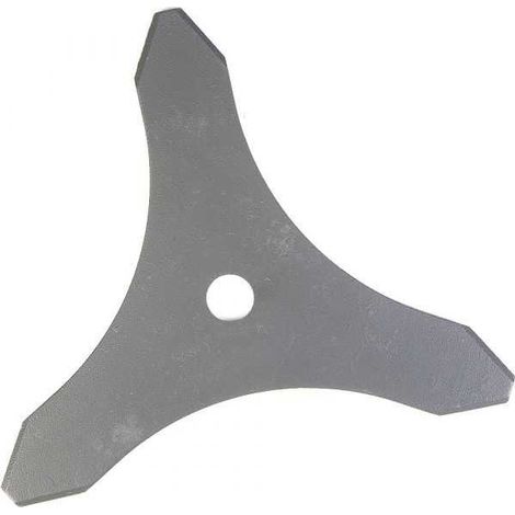 Lame 3 dents débroussailleuse Ø 255 mm Alésage 20 mm Epaisseur 3 mm (1/3)