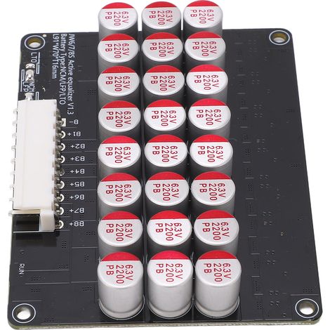 Aktiver Balance-Controller 8S 5,5A LiFePO4-Li-Ion-LTO Lithium-Batterie-Leistungsübertragungsplatine (1/5)