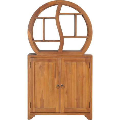 Maison Exclusive - Armadietto con Mensola Yin Yang 70x30x130 cm in Legno di Teak