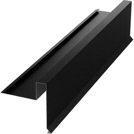 Bordure fronton brise vent, noir mat RAL 9005