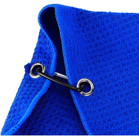 Lot de 2 serviettes de yoga en microfibre pour le fitness, la course à pied et l'entraînement. Absorbe la transpiration. Accessoires de sport, bleu royal. (1/5)