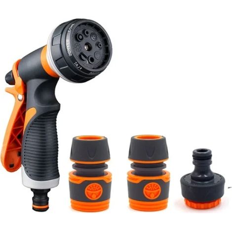 (Combinaison B) Arrosage de pelouse par pulvérisation, lavage de voiture multifonction, outils portatifs haute pression et durables, buse d'arrosage pour jardin (1/5)