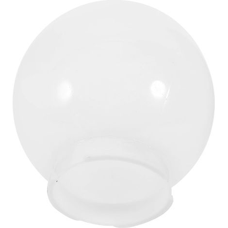 Abat-Jour Boule en Acrylique Blanc Lait 150mm, Globe de Rechange pour Luminaire Extérieur et Lampe de Jardin, Diffuseur Sphérique pour Éclairage de Pilier avec Ouverture de 8cm (1/5)