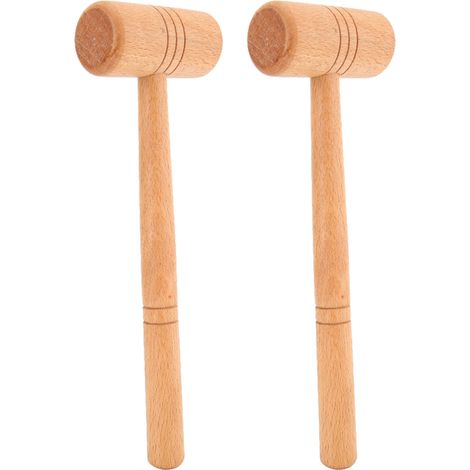 Lot de 2 marteaux en bois pour la fabrication et la réparation de bijoux et le travail du métal (1/5)
