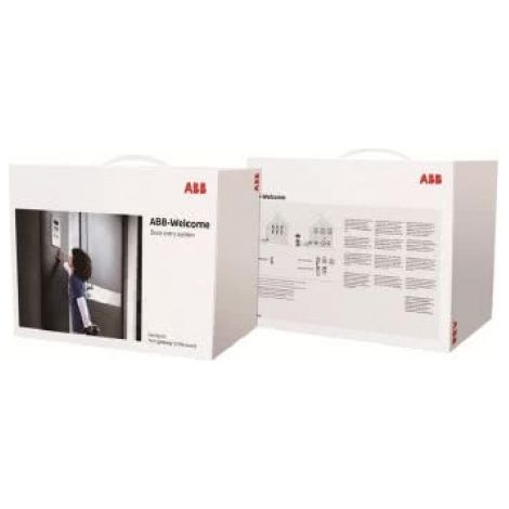 Kit Videocitofono Monofamiliare con cornetta ABB WLK212B 2 fili pulsantiera incasso