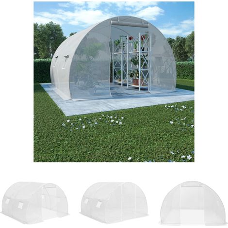 The Living Store Gewächshaus 9m² 300x300x200 cm - Gewächshäuser (1/5)