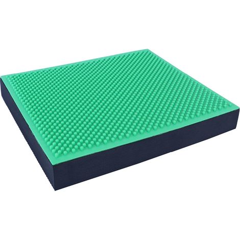 Orange gym - coussin dequilibre spiky 2 en 1 - noirvert