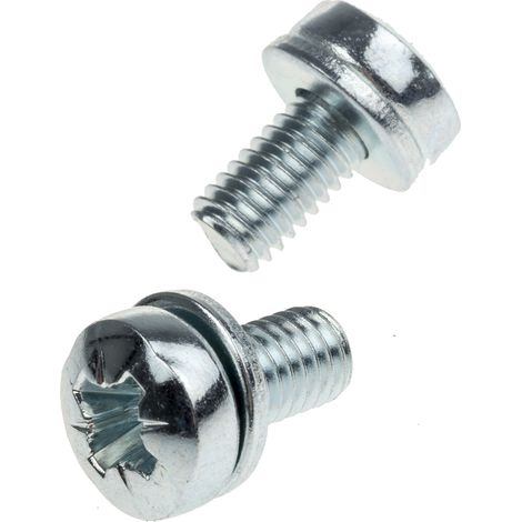 Vis indesserable à tête Cylindrique, M6 x 12mm, en Acier ( Prix pour Sachet de 100 )