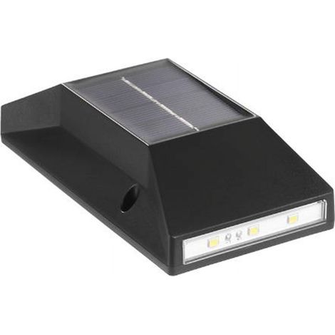 Lampe Solaire Murale - Éclairage Bidirectionnel Haut/Bas - IP65 - ABS - Pour Extérieur Jardin Couloir Café - 1 Pièce (1/5)
