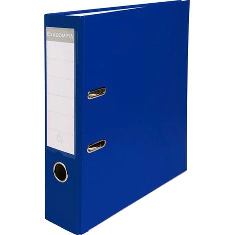 Classeur à levier - MAJUSCULE - 918407B - Bleu - Dos 8 cm - Format A4 (21x29,7 cm)