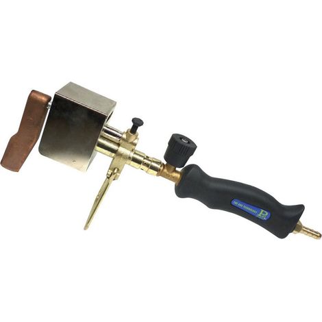 Soudeuse à gaz avec marteau en cuivre de 200 g et brûleur à robinet diamètre 15 mm - Salon (1/3)