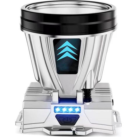 Lampe frontale longue portée à haute luminosité pour éclairage d'urgence en randonnée (1/5)